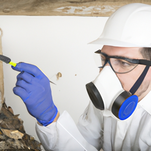 What is involved in a professional mold inspection?