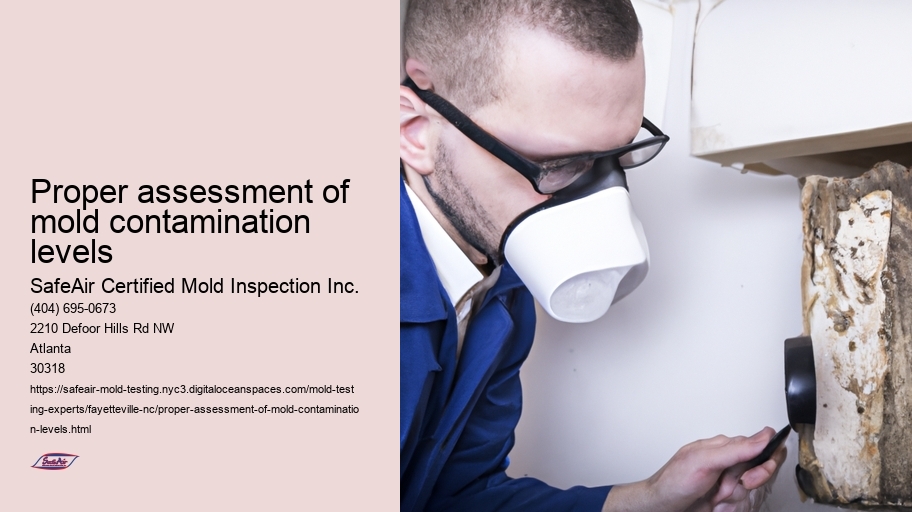 Proper assessment of mold contamination levels